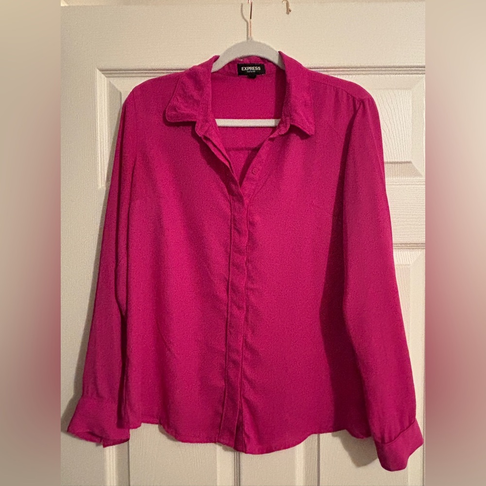 Express Women's Pink Blouse